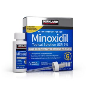 kirkland signature minoxidil 5% topical solution (6 month supply)