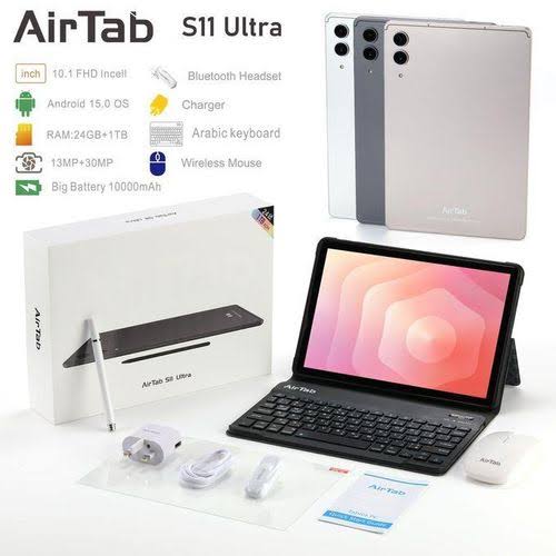 ​AirTab S11 Ultra: 10.1″ FHD Performance Tablet